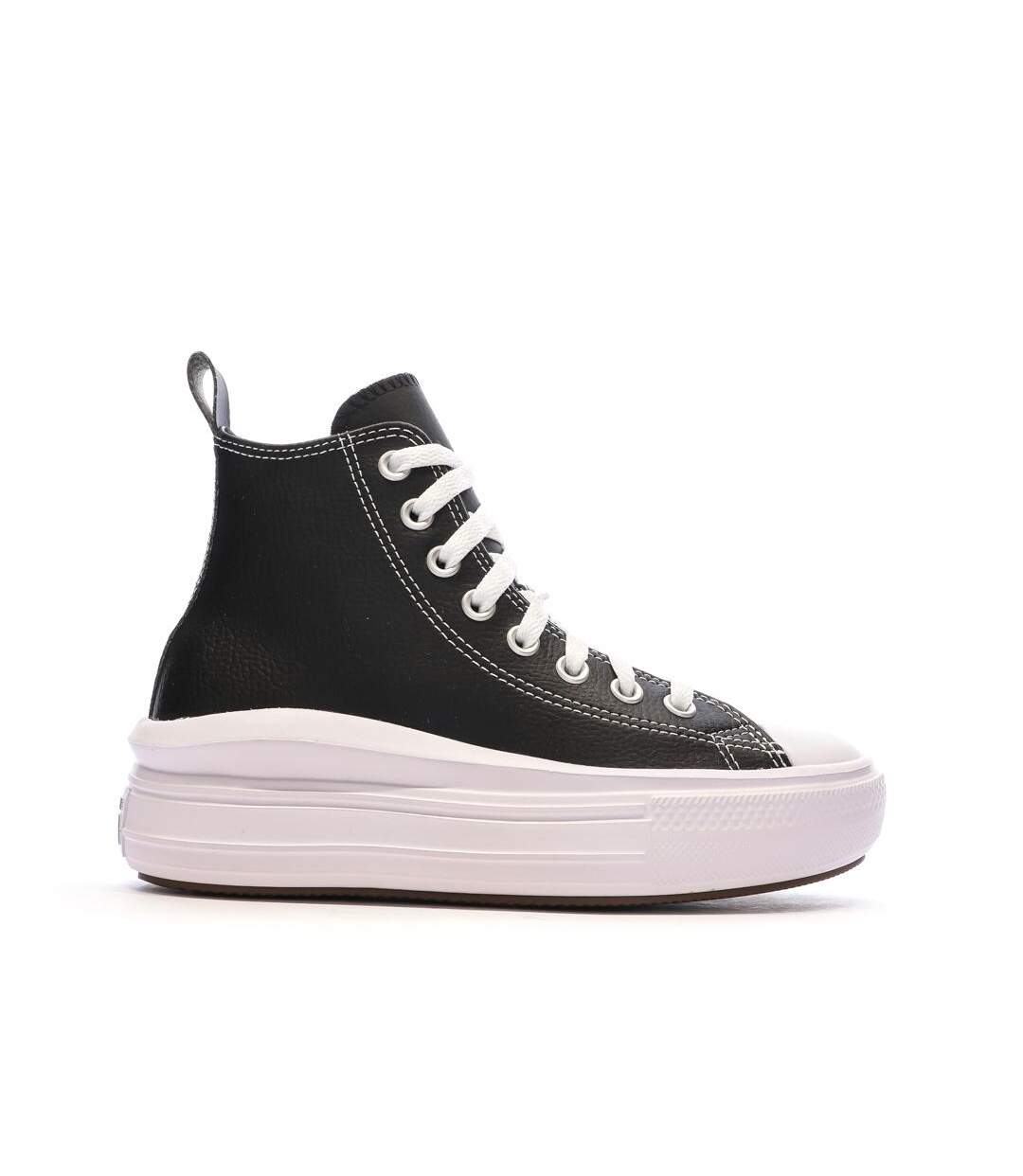 Baskets noires femme converse all star move-2