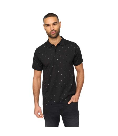 Mens Domray Polo Shirt Black Bewley & Ritch