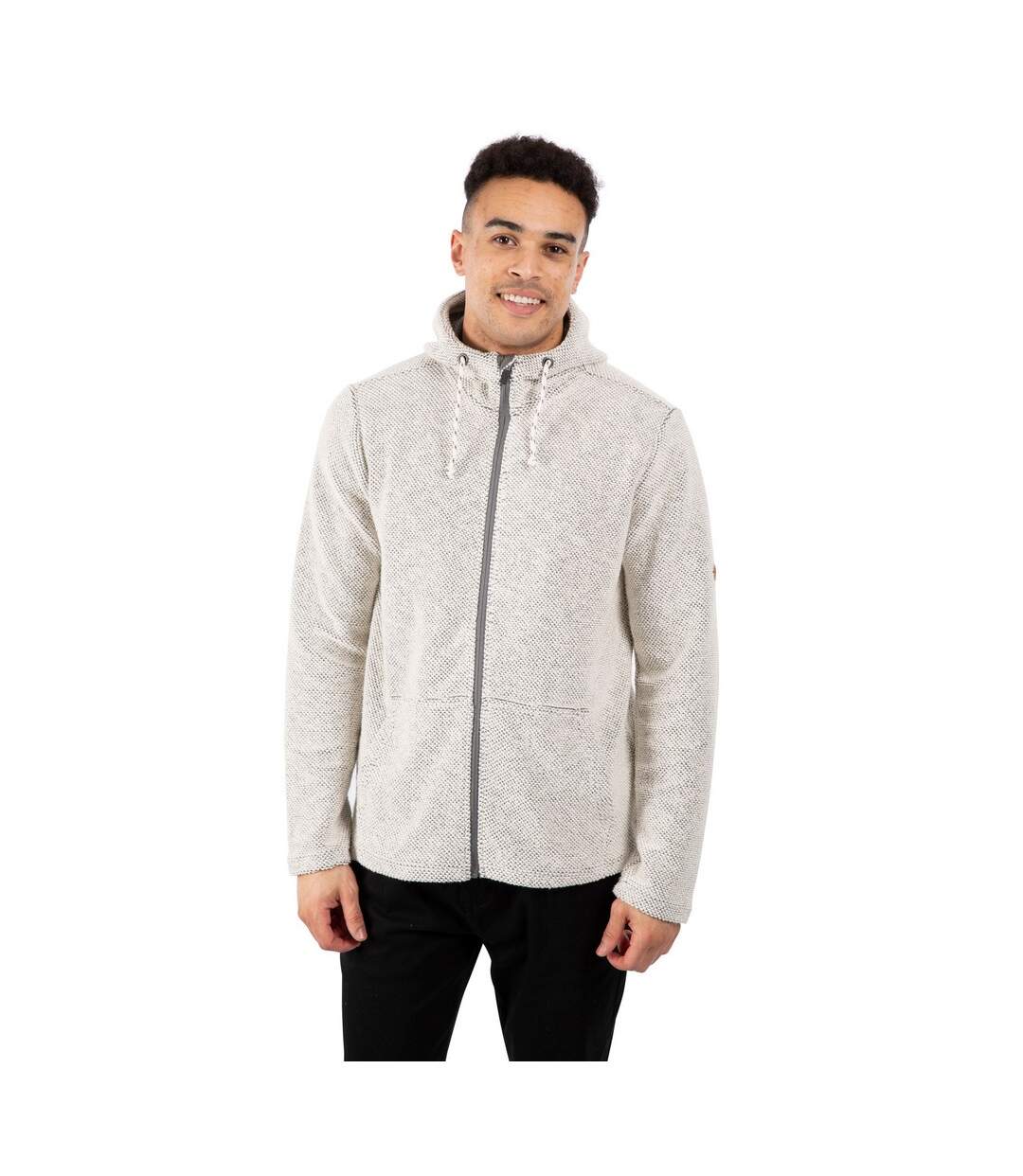 Veste À Capuche Scawton Homme Blanc Cassé Chiné Trespass-1