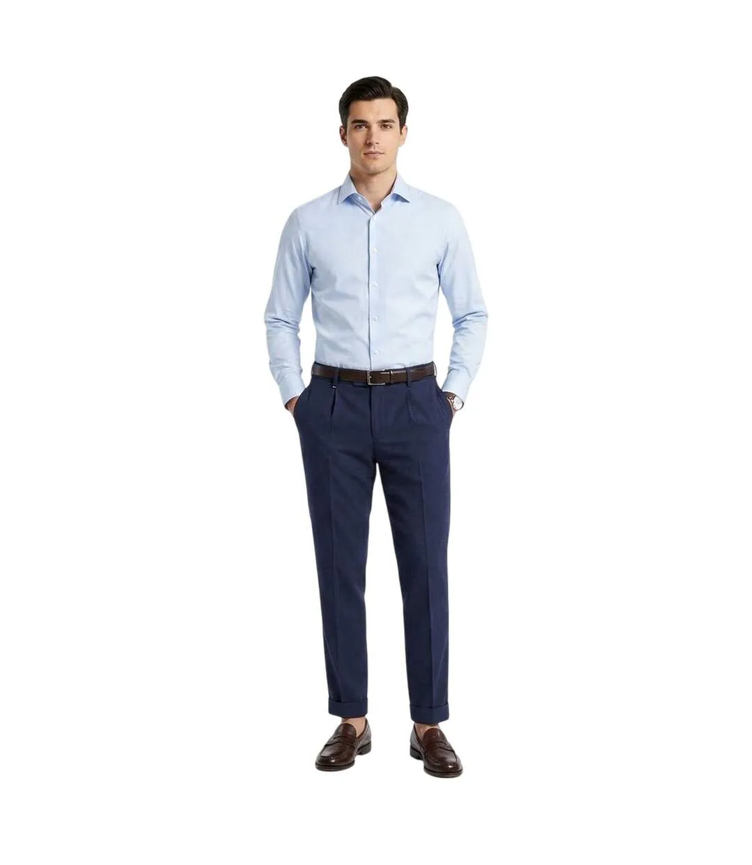 Chino Genius Homme Bleu Boss-1
