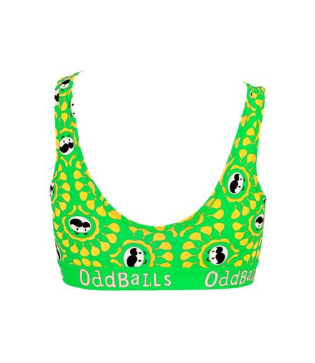 Brassière sour cream femme vert / jaune OddBalls