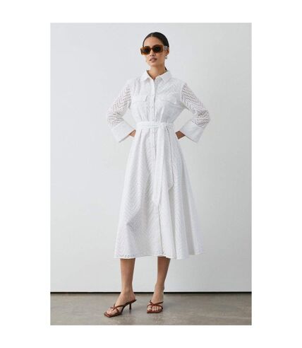 Robe chemisier femme blanc cassé Principles