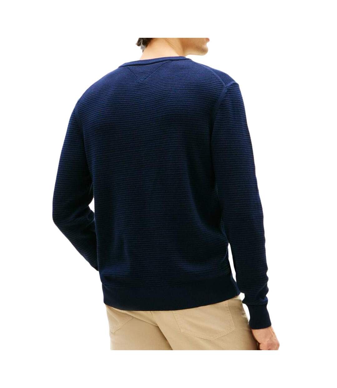 Pull marine homme tommy hilfiger seasonal-2