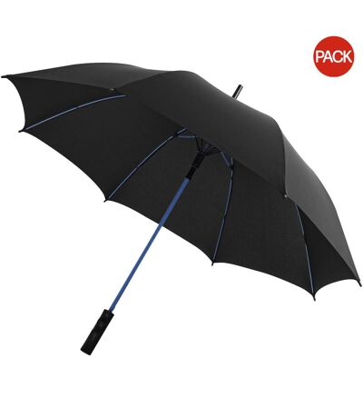 Avenue 23 Inch Spark Auto Open Storm Umbrella (Pack of 2) (Solid Black/Blue) (One Size) - UTPF2526