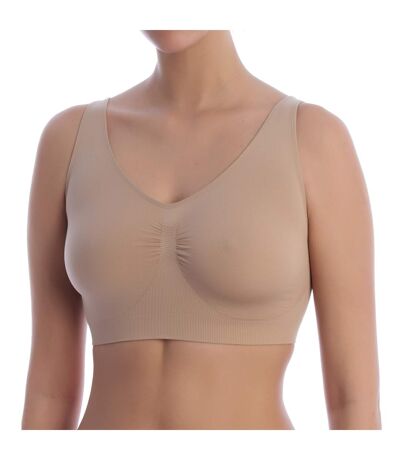 TELMA Women's Seamless Top Bra