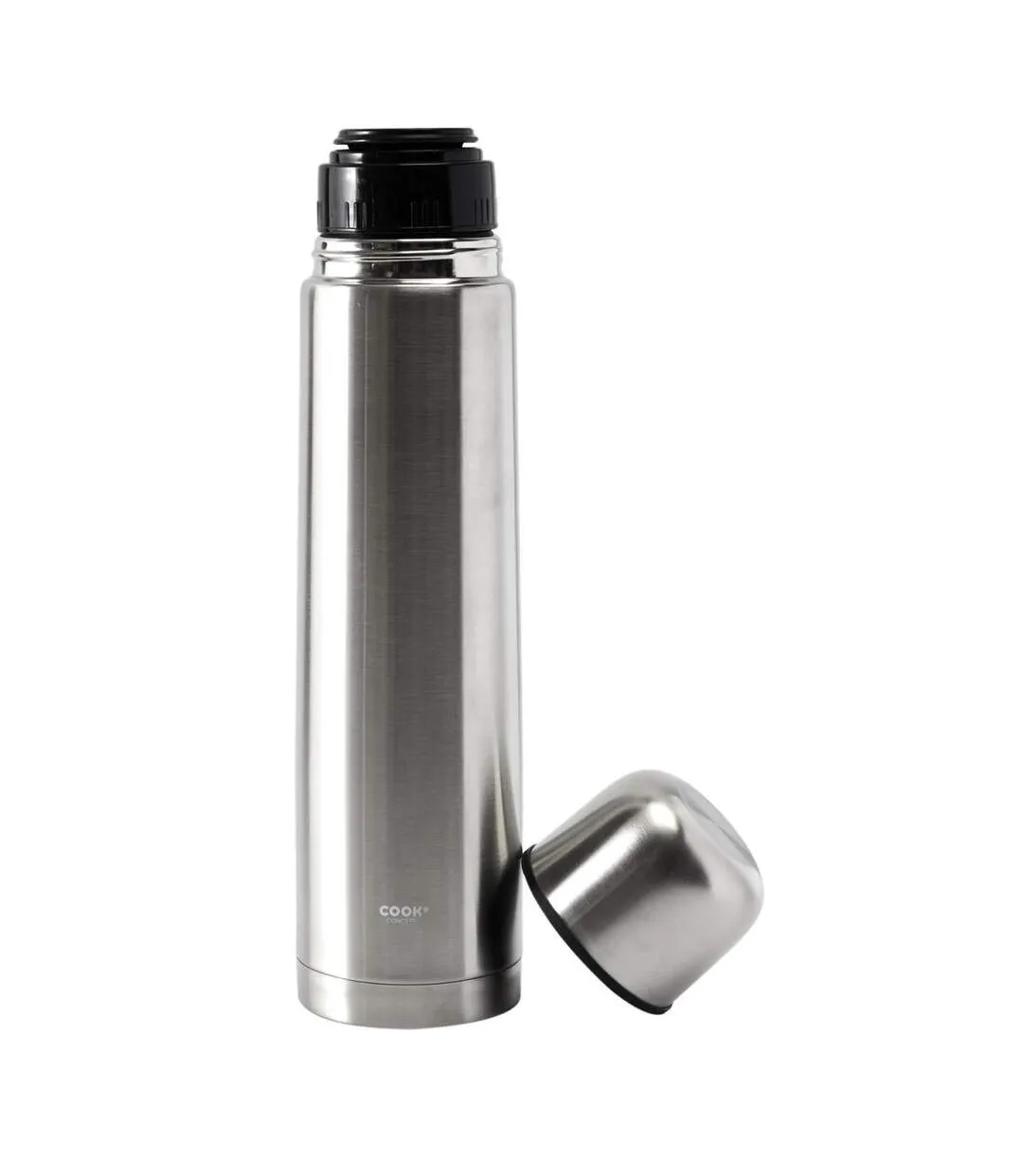 Bouteille Isotherme Inox Transport 1L Argent-2
