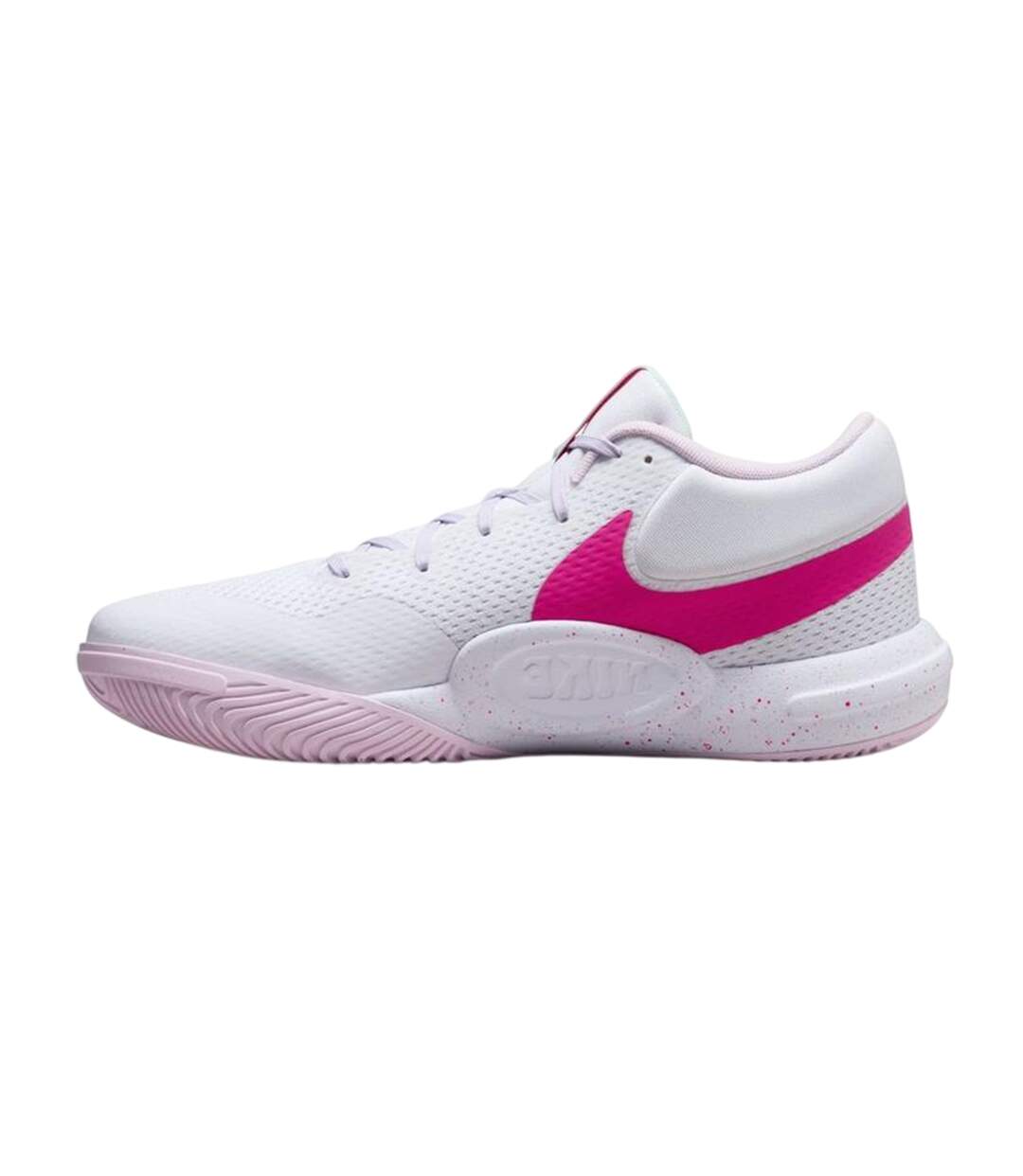 Mens Hyperquick Logo Trainers White Pink Nike-3