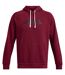 Mens Rival Raglan Drawstring Hoodie Red Under Armour-2