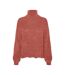 Pull orange femme vero moda mili-1