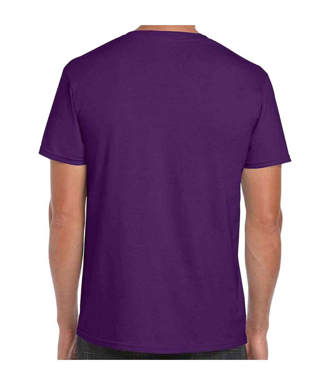 T-shirt manches courtes homme violet Gildan