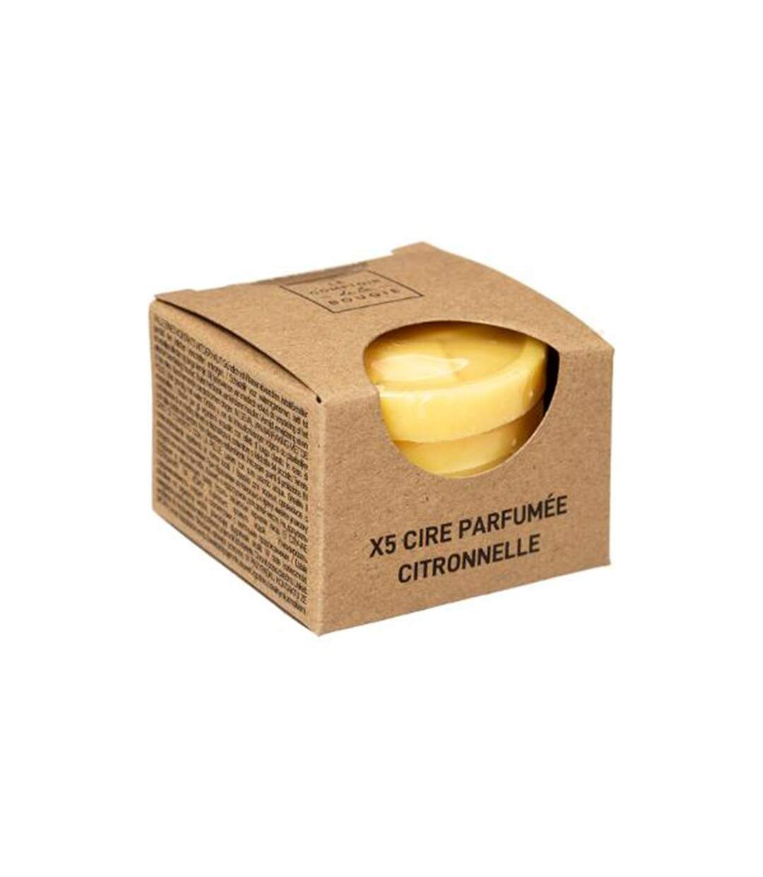 Lot de 5 Cires Parfumées à Brûler Etoile 45g Citronnelle-2