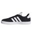 Mens Vl Court 3.0 3 Stripes Leather Shoes Black White Adidas-3
