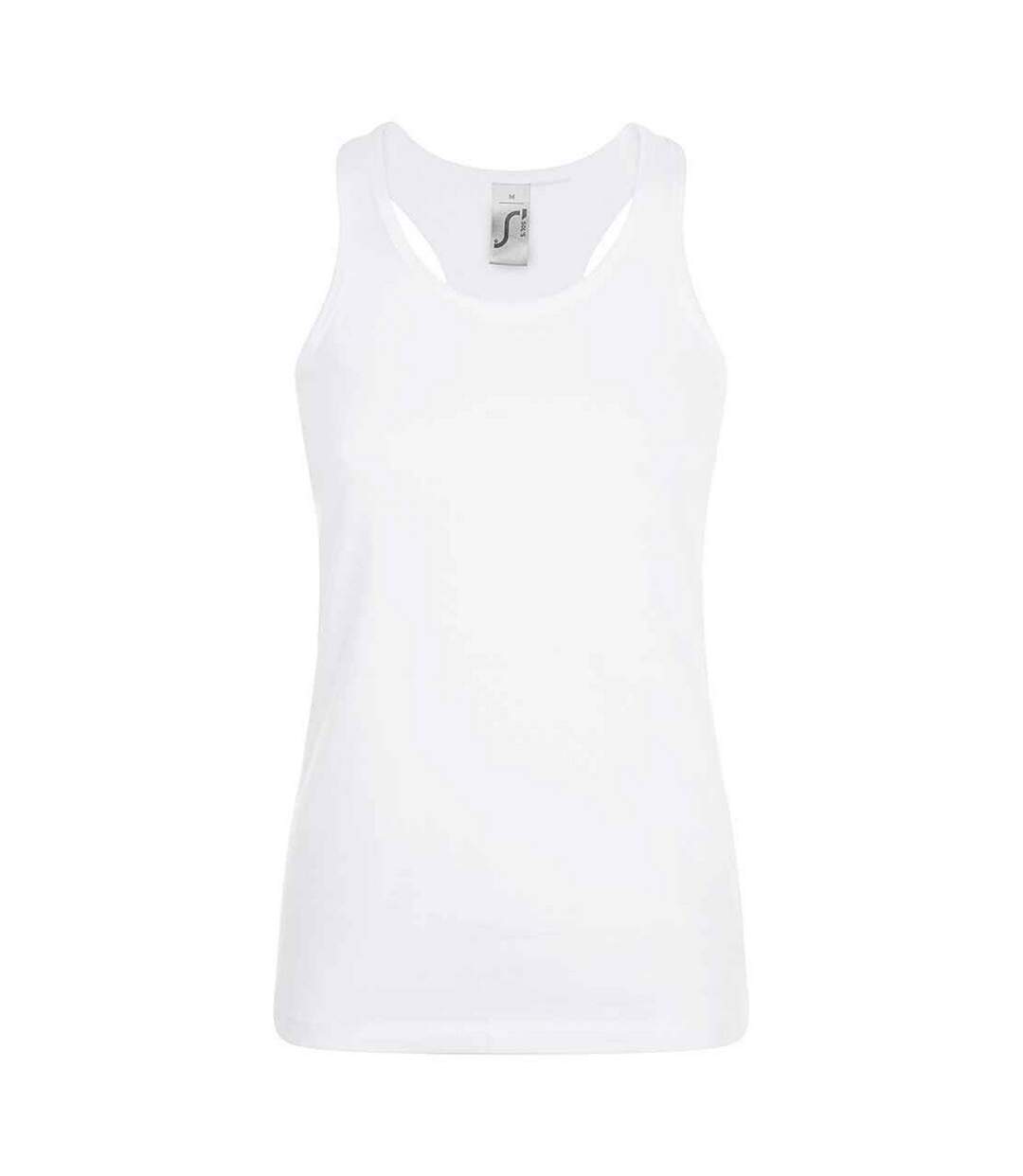 Débardeur Justin Femme Blanc SOLS-1