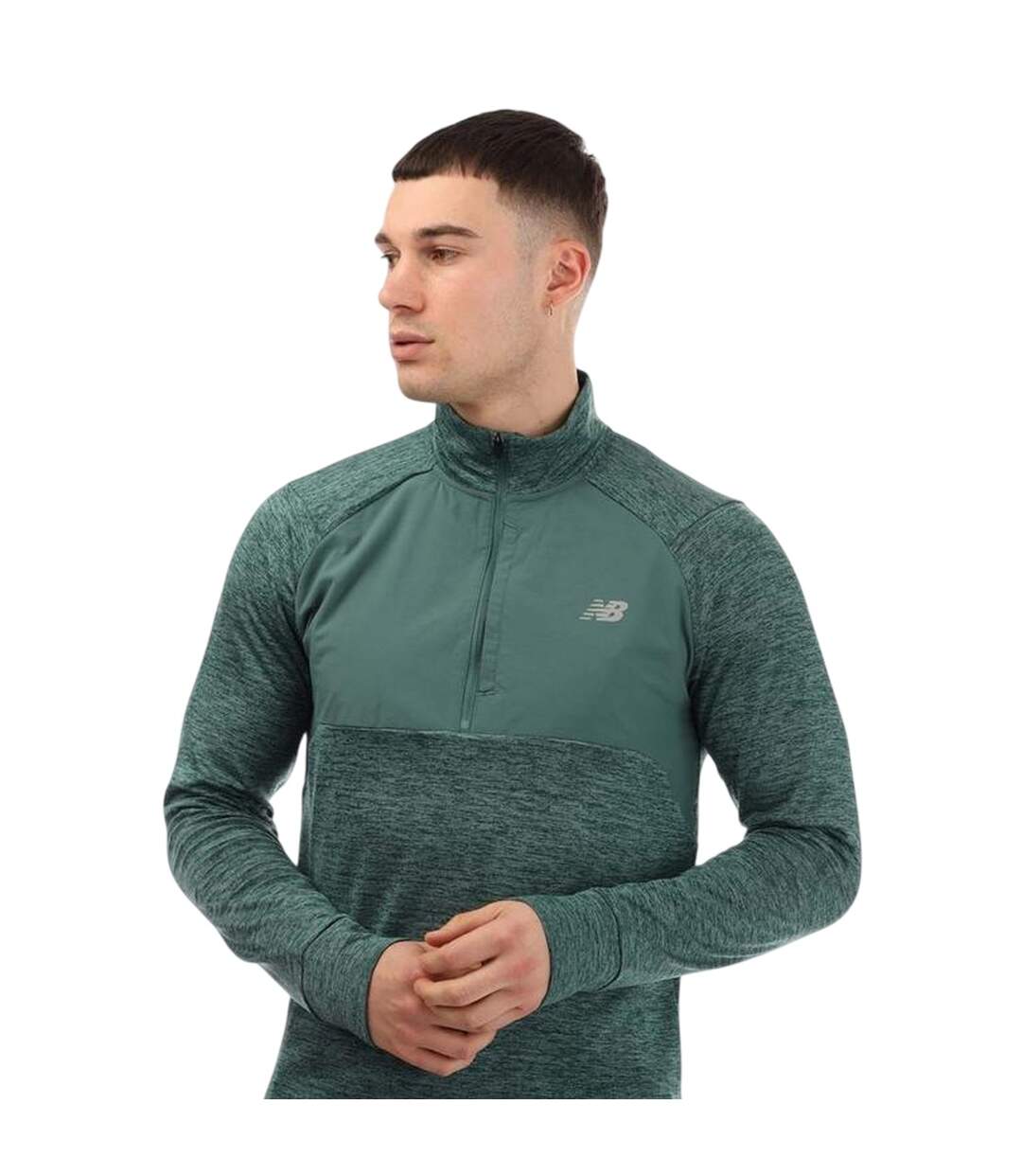 Haut Sport Heat Grid Homme Vert New Balance-3