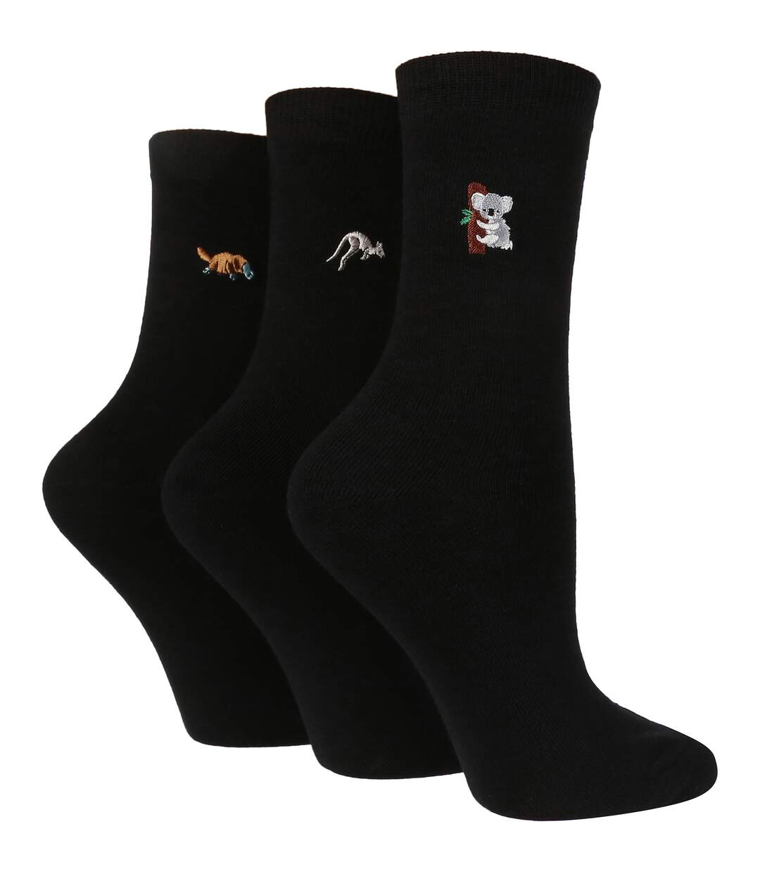 Wild Feet - 3 Paires Fantaisie Chaussettes Femme | Chaussettes Coton Rigolotes-1