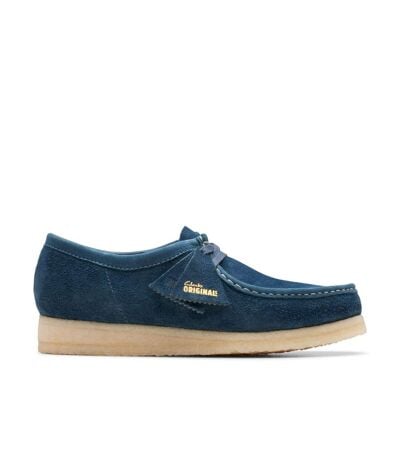 Chaussures Wallabee Homme Bleu Marine Clarks