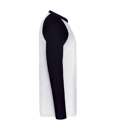 T-shirt Valueweight Homme Blanc Bleu Marine Sombre Fruit Of The Loom