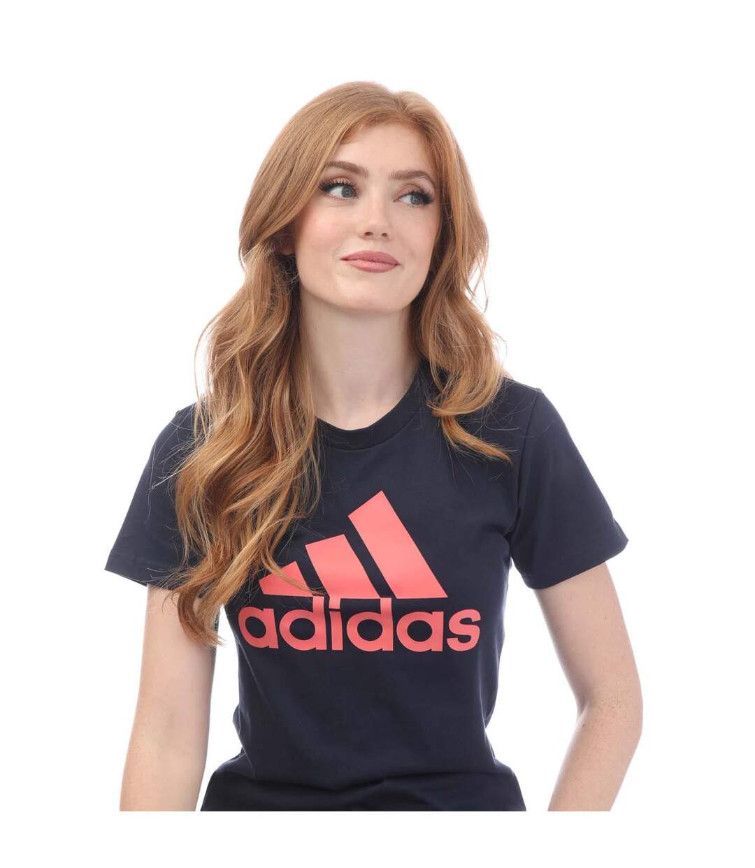 T-shirt Believe Femme Bleu Marine Adidas-4