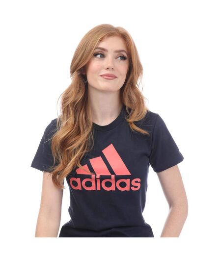 T-shirt Believe Femme Bleu Marine Adidas
