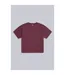 Womens/ladies Idol Relaxed Fit T-shirt Burgundy Animal-1