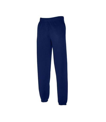 Mens classic 80/20 jogging bottoms navy Fruit of the Loom