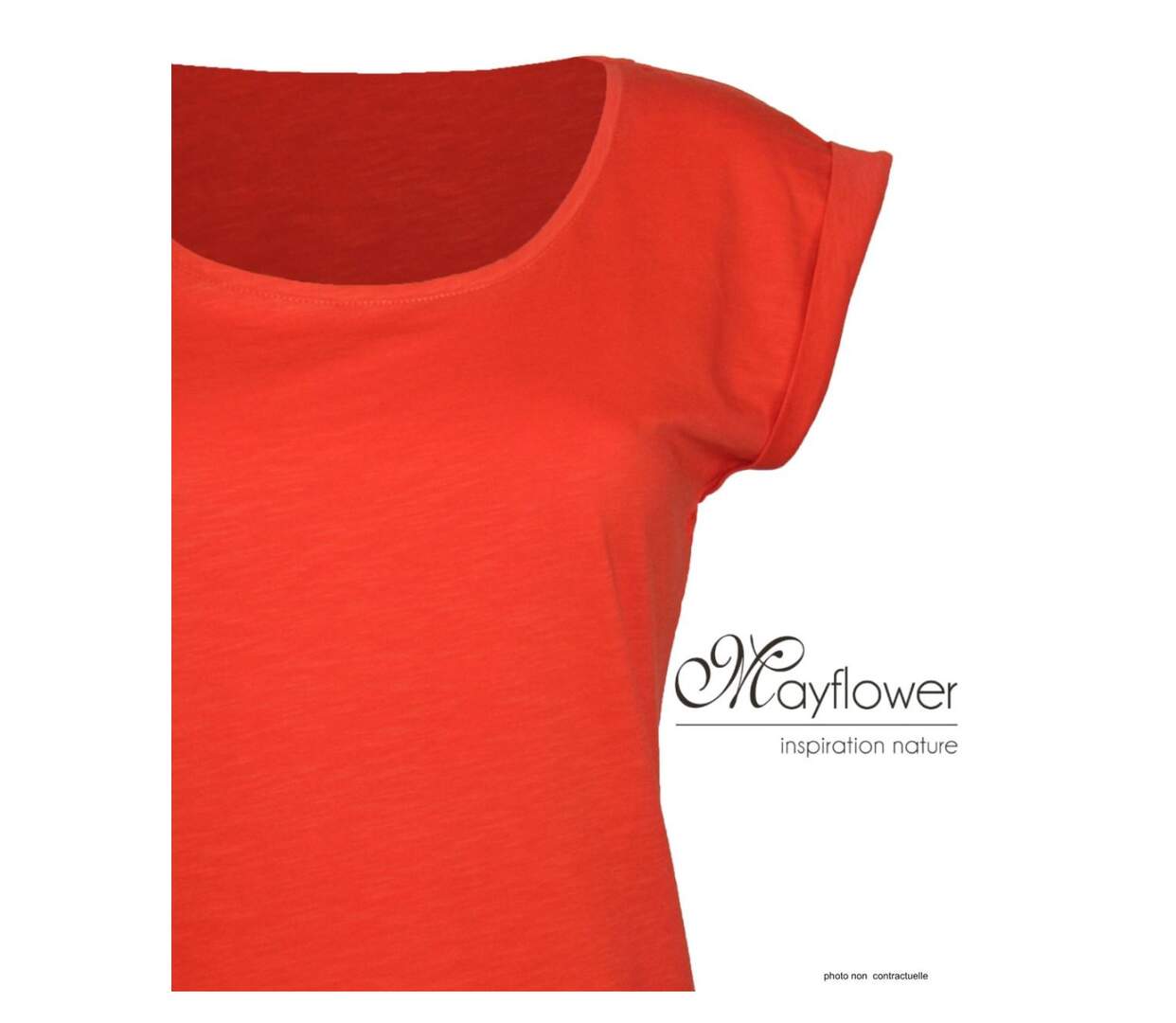 Tee-shirt MAYFLOWER DELHI1 sans manches : l'éclat vitaminé en coton flammé-4