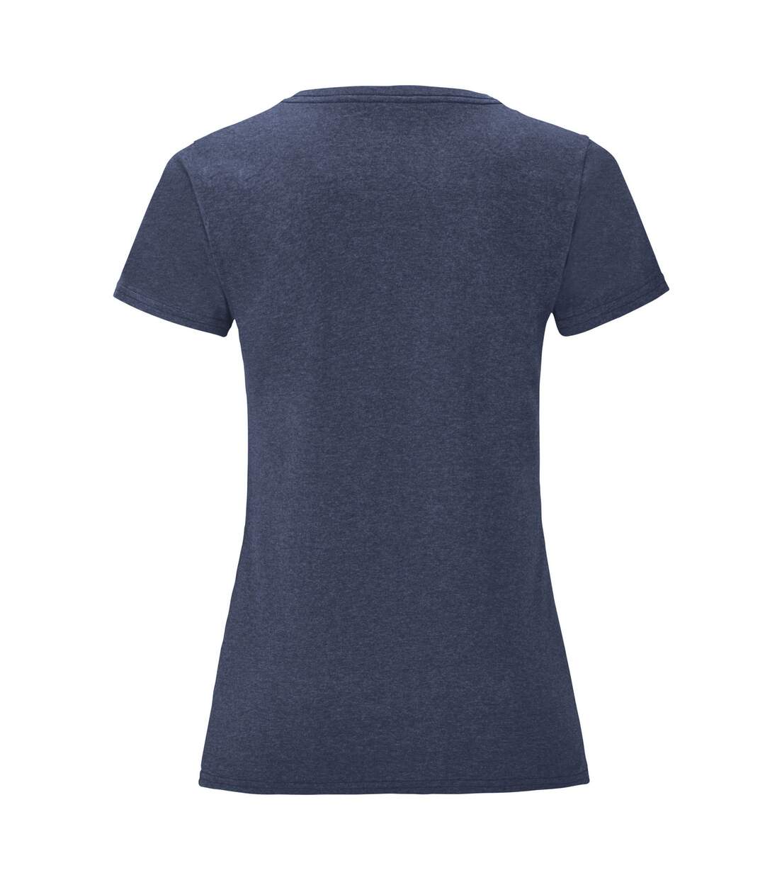 T-shirt iconic femme bleu marine Fruit of the Loom-2