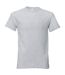 Mens Short Sleeve Casual T-Shirt (Grey Marl) - UTBC3904