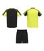 Set de sport juve adulte noir uni / jaune fluo Roly