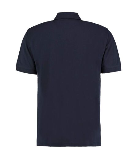 Polo À Manches Courtes Homme Bleu Marine Kustom Kit
