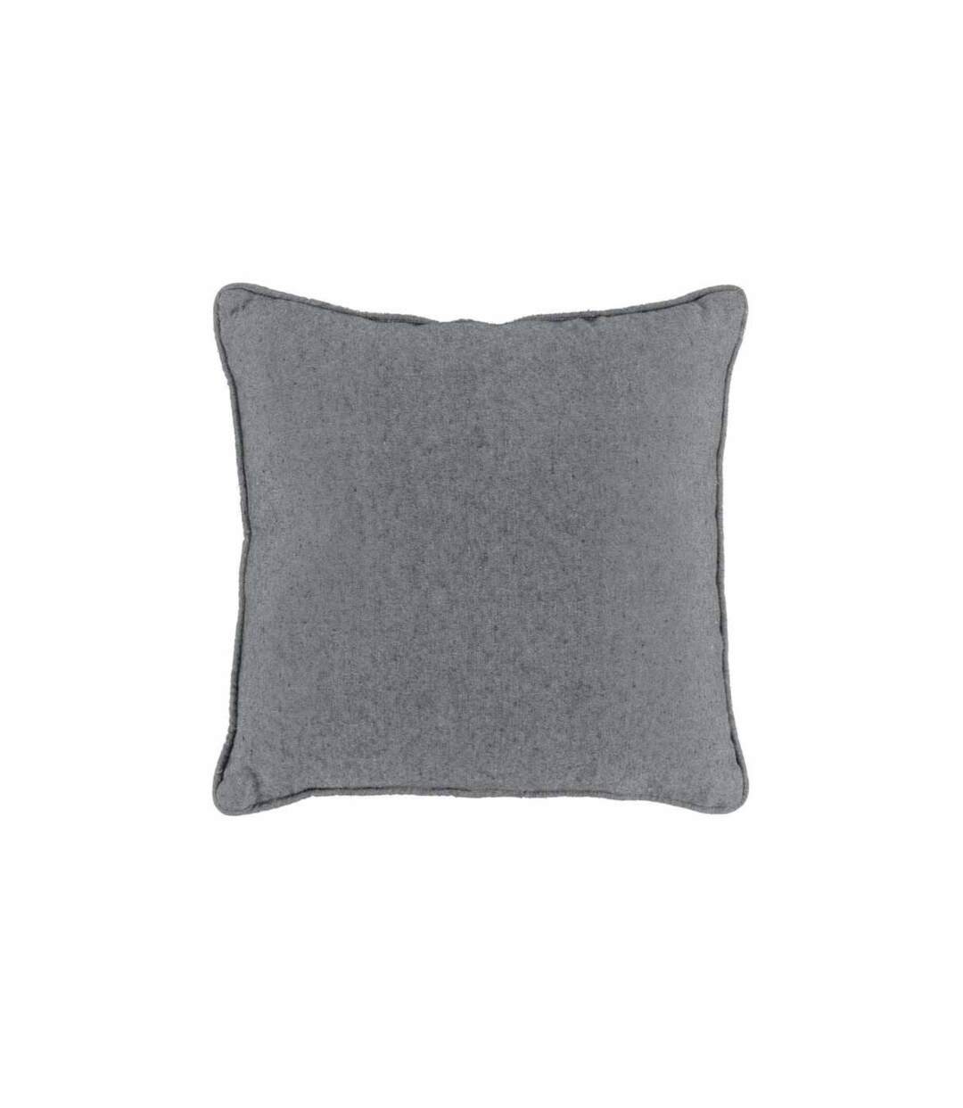 Coussin Carré Déco Texas 40x40cm Gris-1