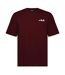 Mens Chaz Graphic Regular T-shirt Tawny Port Fila-1