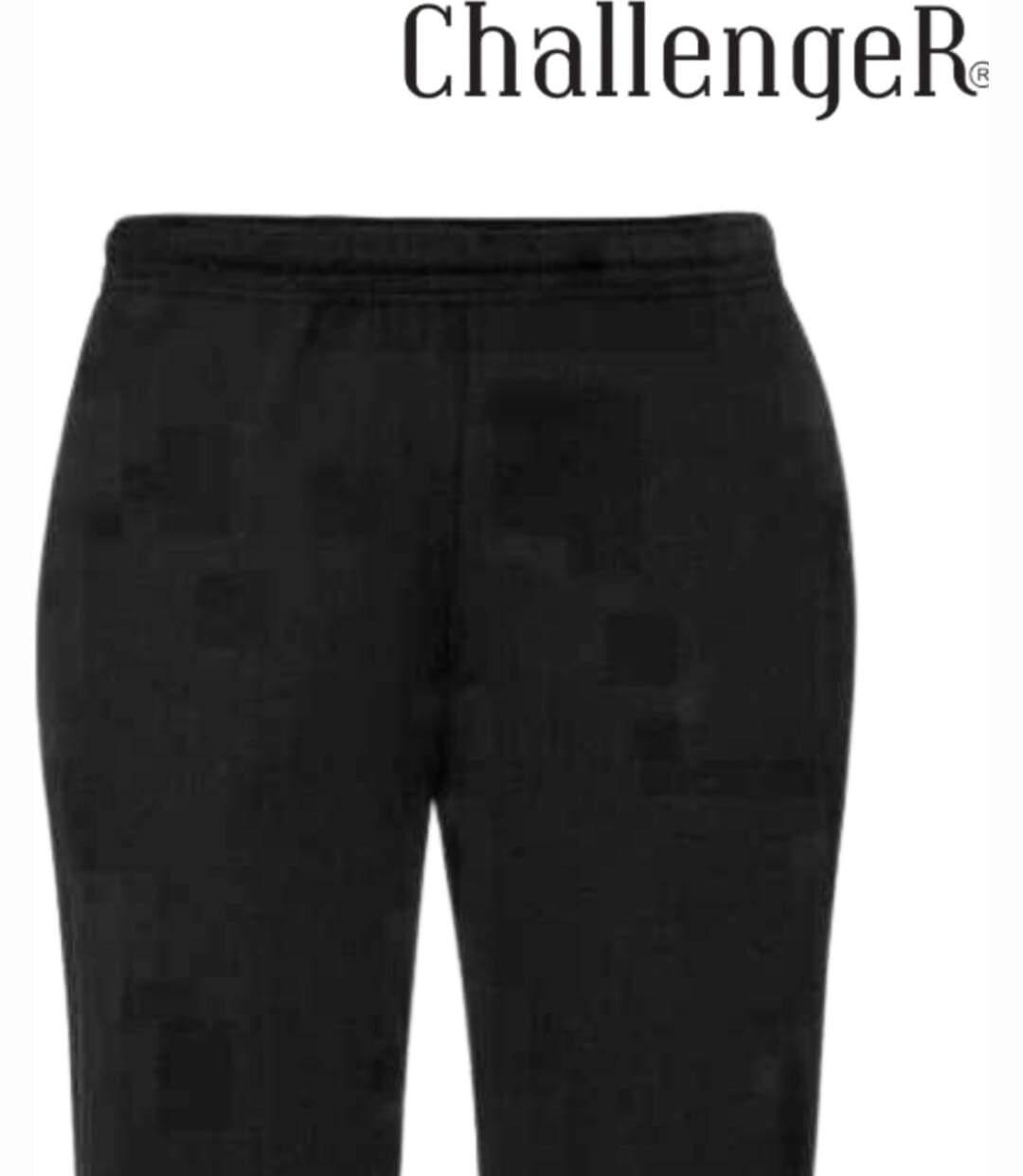CHALLENGER VIRGIL1 — Jogging molleton bas resserré noir : l'alliance du style sportswear et du confort-2