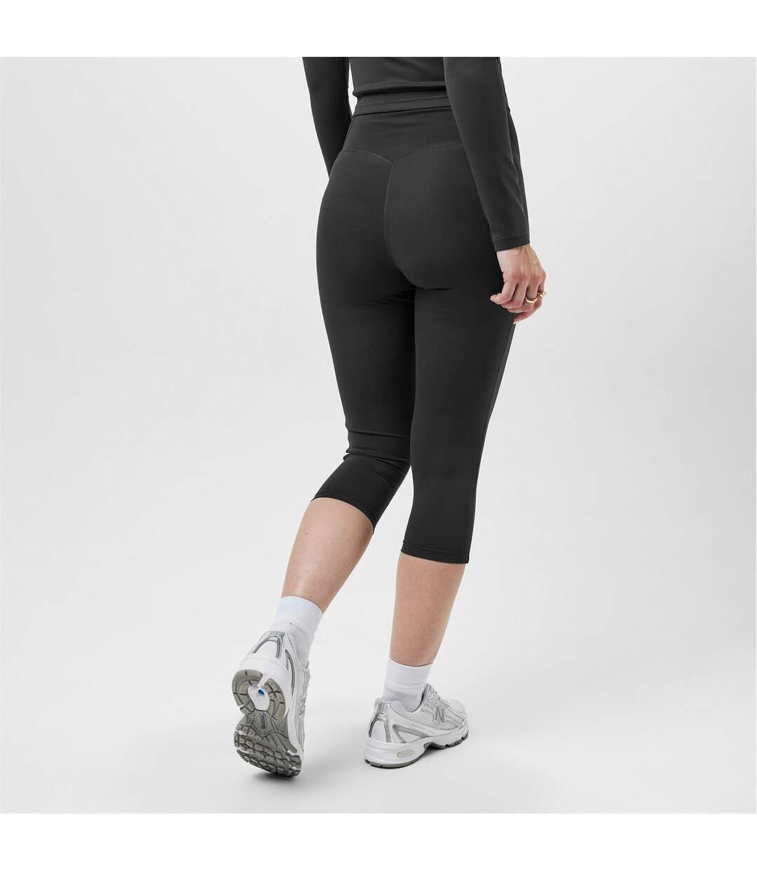 Legging Motif/style Court Femme Anthracite USA Pro-2