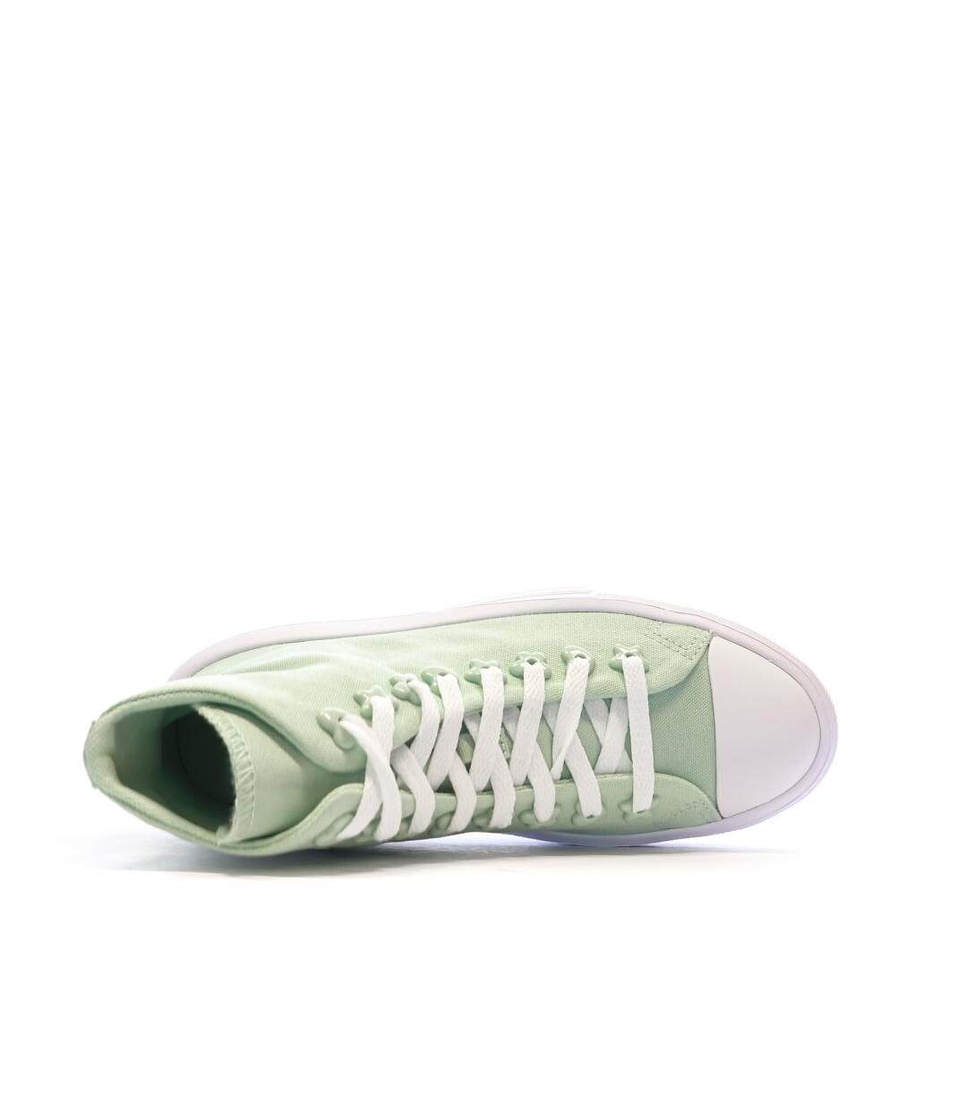 Baskets vertes femme converse all star motion-4