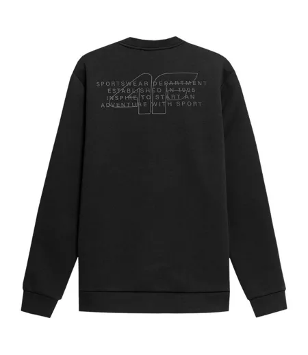 Sweat Motif/style Uni Homme Noir 4F