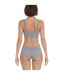 Brassière Femme Gris Chiné Adidas-3