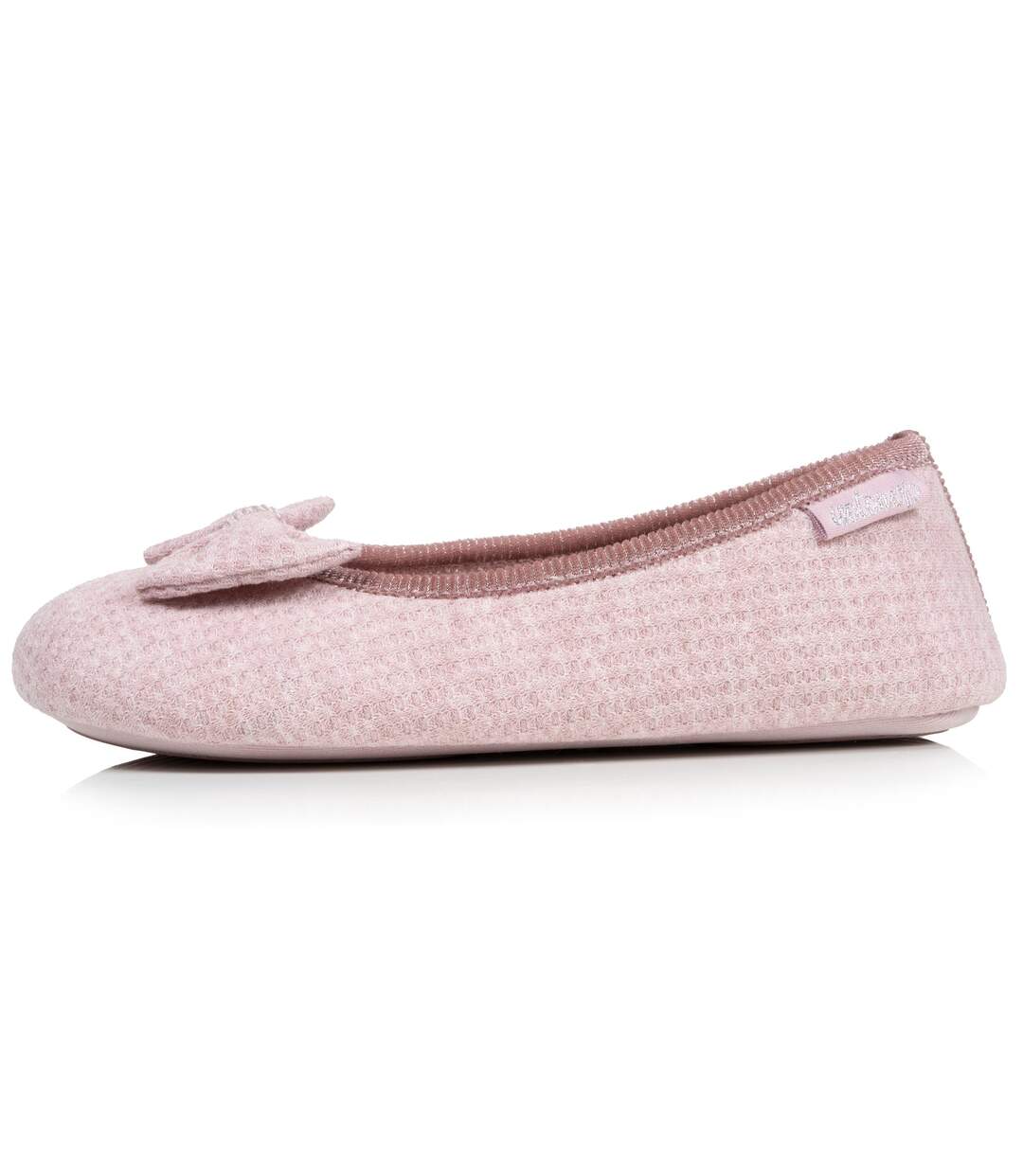 Isotoner Chaussons extra-light Ballerines femme maille nid d'abeille, semelle gomme antidérapante-4