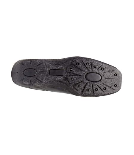 Mocassins En Cuir Femme Noir Mod Comfys
