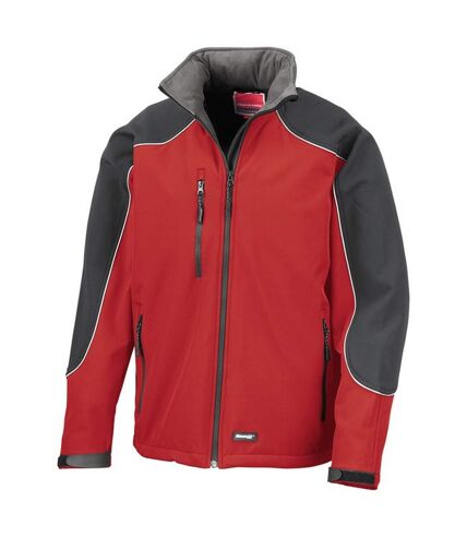 WORK-GUARD by Result - Veste softshell ICE FELL - Adulte (Rouge / Noir) - UTRW10114