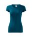 T-shirt Glance Femme Bleu Malfini-1