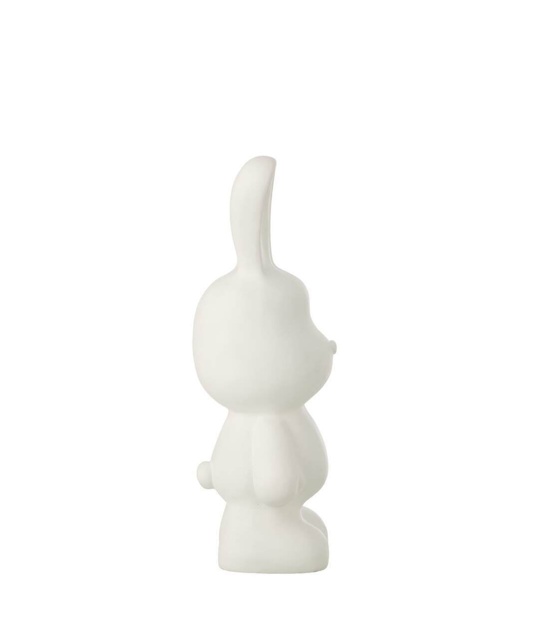 Statuette Lapin en Résine Eddy 49cm Blanc-3
