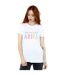 Disney Femmes/Les femmes The Little Mermaid Ariel Graphic Cotton Boyfriend T-Shirt (Blanc) - UTBI42712-2