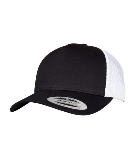 Casquette trucker adulte noir / blanc Flexfit