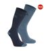 Chaussettes adulte bleu marine / bleu gris foncé Craghoppers-1