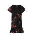 Robe Courte Manches Style Ange Femme Noir Ted Baker-2