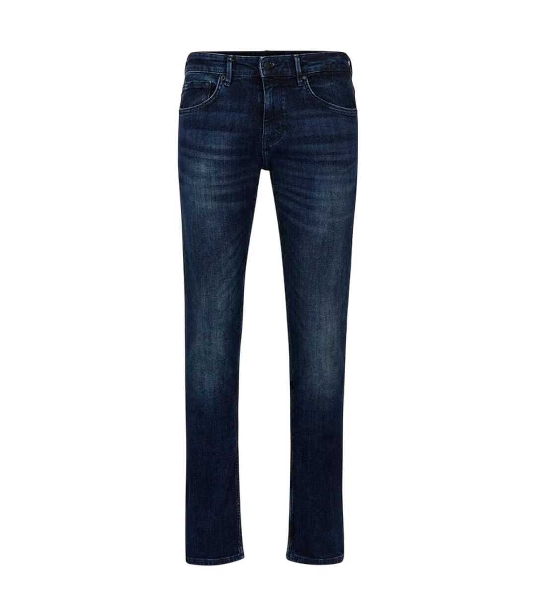 Mens Charleston Denim 5 Pockets Slim Jeans Navy Boss-2