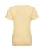 Womens/ladies skye slub t-shirt lemon Mountain Warehouse