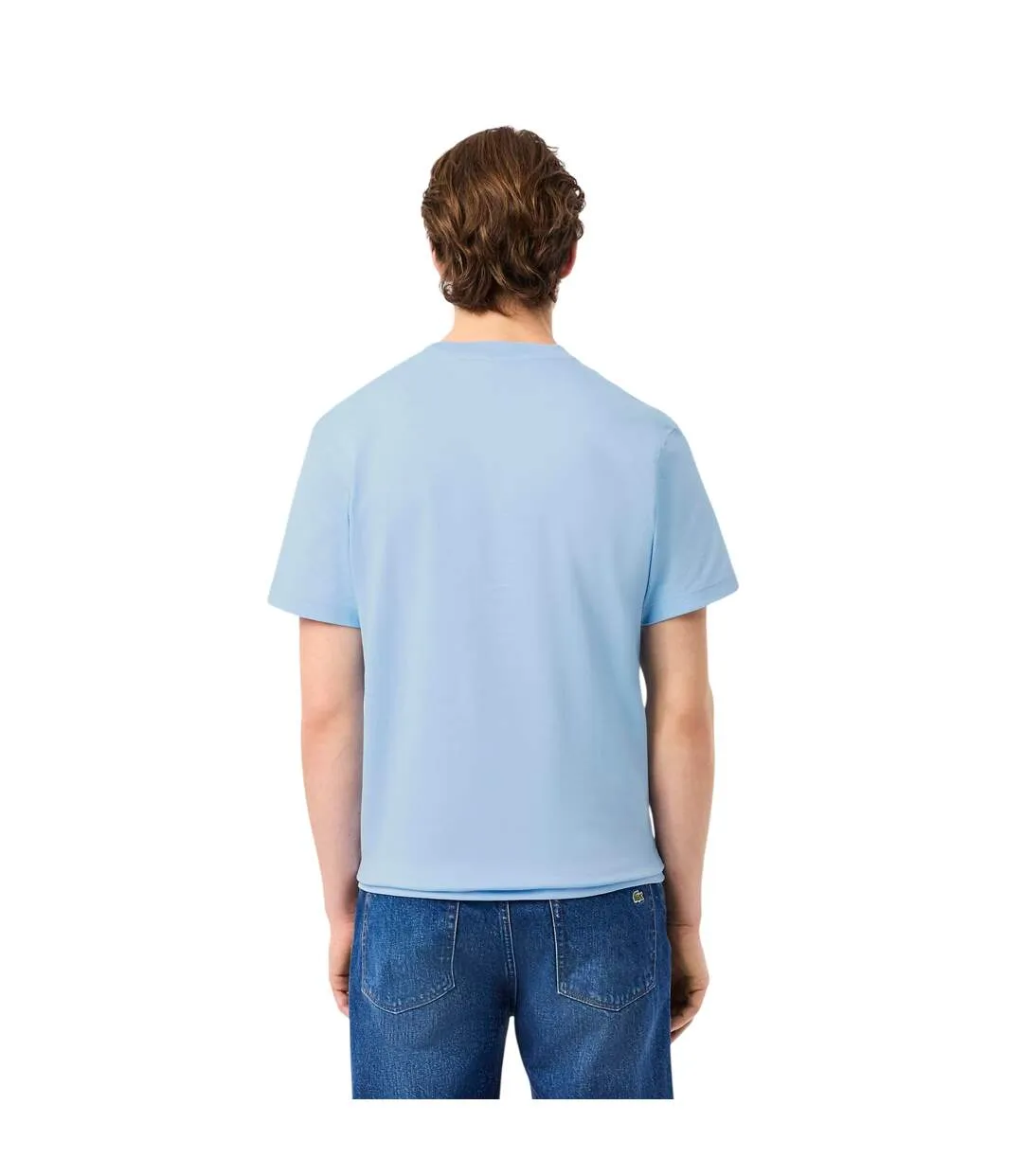 T-shirt Homme Bleu Lacoste-3