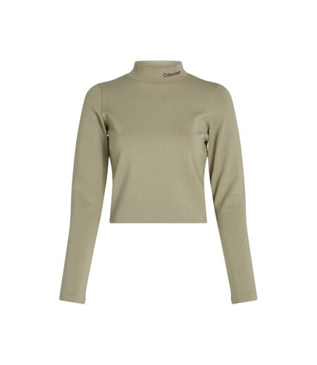 Haut Court Motif/style Logo Milano Femme Gris Calvin Klein